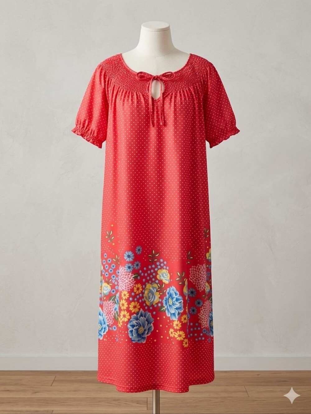 Amanda Paige Sleepwear Pink Polka Dot Pajama Top 3X.